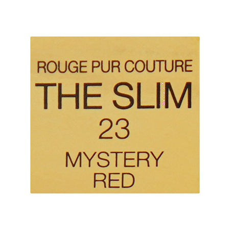 Yves Saint Laurent Rouge Pur Couture The Slim Leather Matte Lipstick, 2.2g, 23 Mystery Red - Image 6