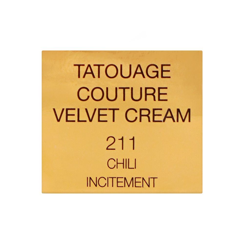 Yves Saint Laurent Tatouage Couture Velvet Cream Matte Liquid Lipstick, 6ml, 211 Chili Incitement - Image 4