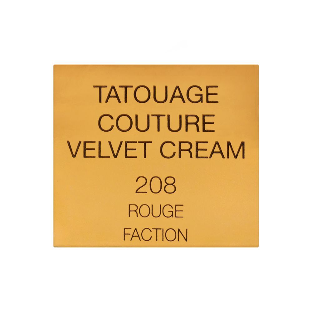 Yves Saint Laurent Tatouage Couture Velvet Cream Matte Liquid Lipstick, 6ml, 208 Rouge Faction - Image 5