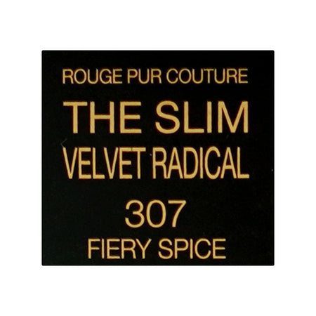 Yves Saint Laurent Rouge Pur Couture The Slim Velvet Radical Matte Lipstick, 2g, 307 Fiery Spice - Image 6