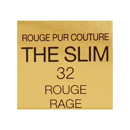 Yves Saint Laurent Rouge Pur Couture The Slim Leather Matte Lipstick, 2.2g, 32 Rouge Rage - Image 6