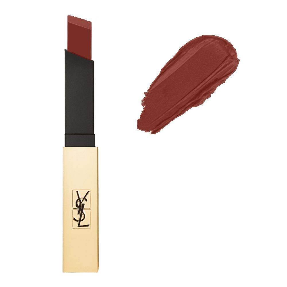 Yves Saint Laurent Rouge Pur Couture The Slim Leather Matte Lipstick, 2.2g, 34 Blasting Terra - Main Image