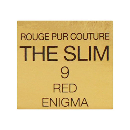 Yves Saint Laurent Rouge Pur Couture The Slim Leather Matte Lipstick, 2.2g, 9 Red Enigma - Image 6