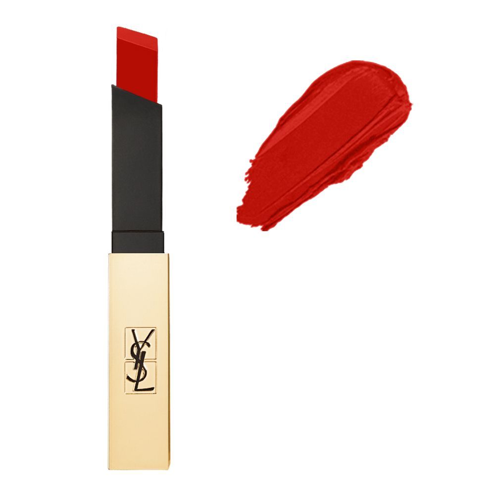 Yves Saint Laurent Rouge Pur Couture The Slim Leather Matte Lipstick, 2.2g, 10 Coral Antinomique - Main Image