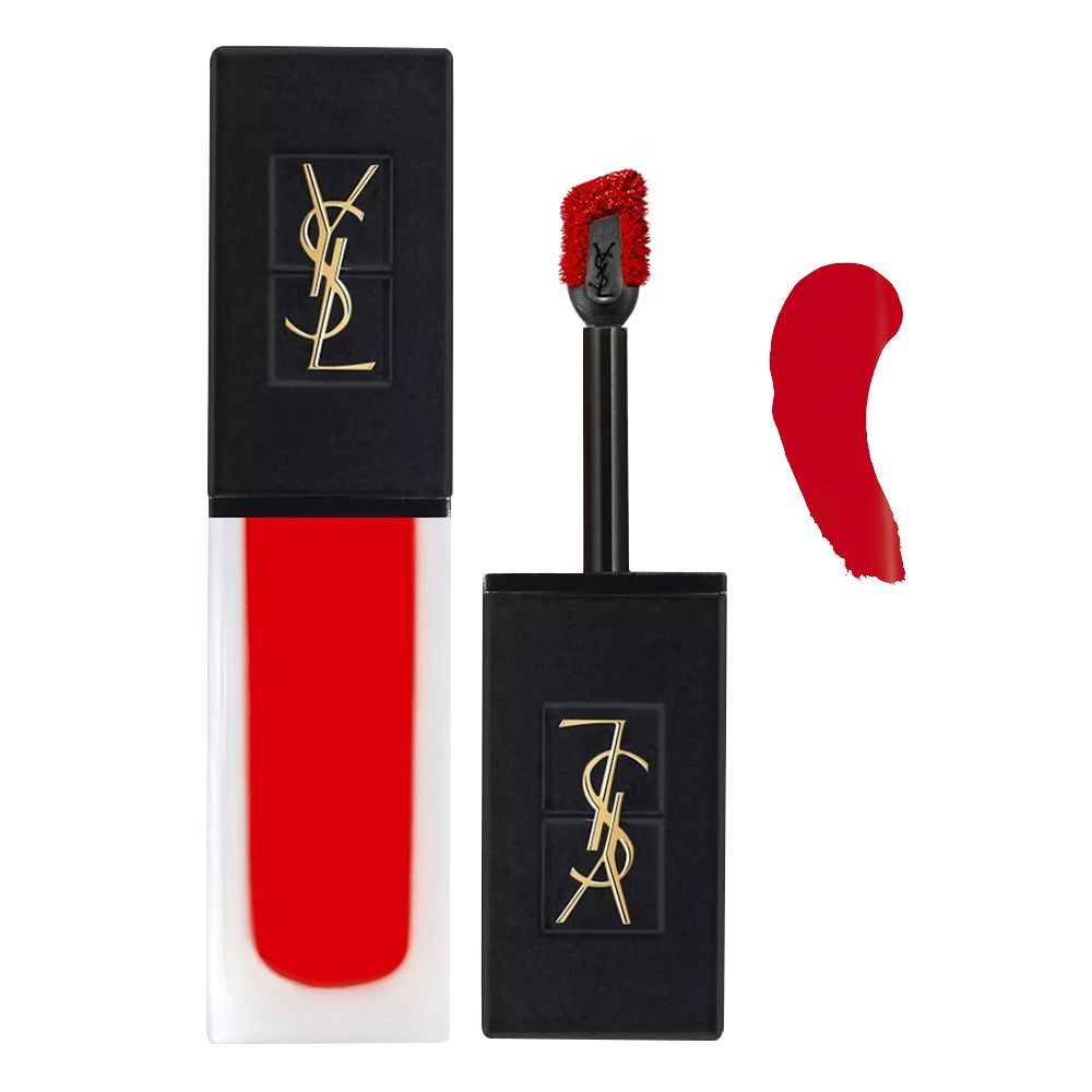 Yves Saint Laurent Tatouage Couture Velvet Cream Matte Liquid Lipstick, 6ml, 201 Rouge Tatouage - Main Image
