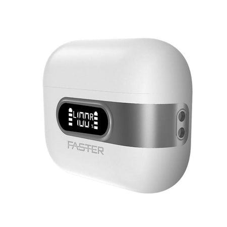 Faster Slickx Wireless Earbuds, 6H Playtime, White, FBT-230 - Image 2