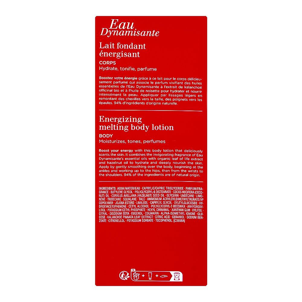 Clarins Aroma Eau Dynamisante Energizing Melting Body Lotion, 200ml - Image 2