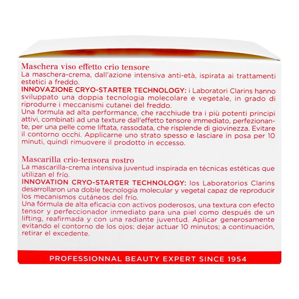 Clarins Paris Cryo-Flash Pore Refining & Firming Gel-Cream Face Mask, 75ml - Image 4