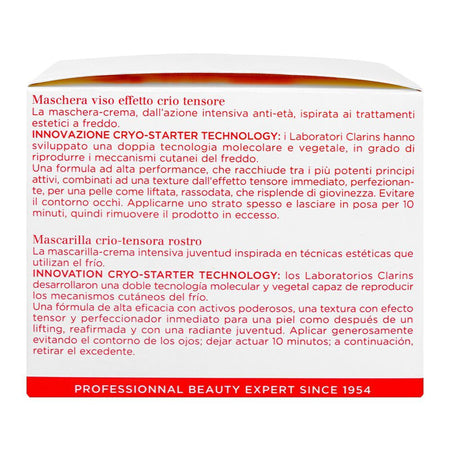 Clarins Paris Cryo-Flash Pore Refining & Firming Gel-Cream Face Mask, 75ml - Image 4