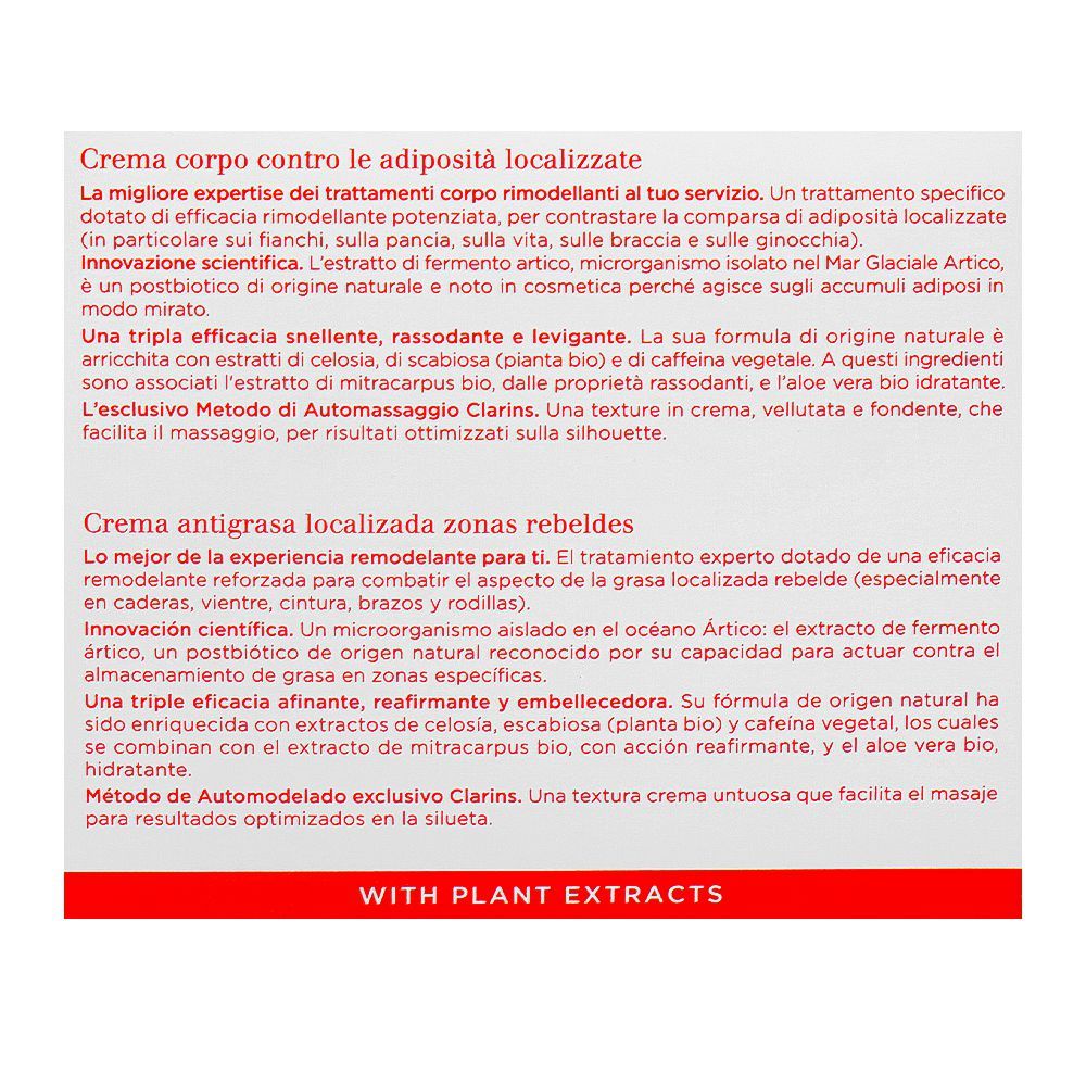 Clarins Paris Masvelt Advanced Body Firming & Shaping Cream, 200ml - Image 4