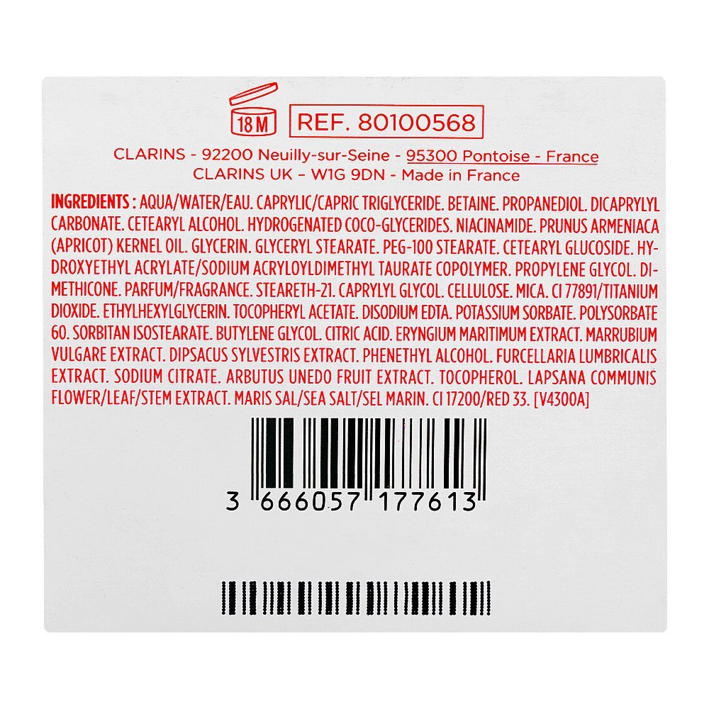 Clarins Paris Multi-Active Face Day Cream with Niacinamide+Sea Holly Extract, For Dry Skin, 50ml - Image 2