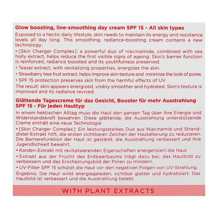 Clarins Paris Multi-Active SPF 15 Face Day Cream with Niacinamide+Sea Holly Extract, For All Skin Types, 50ml - Image 3