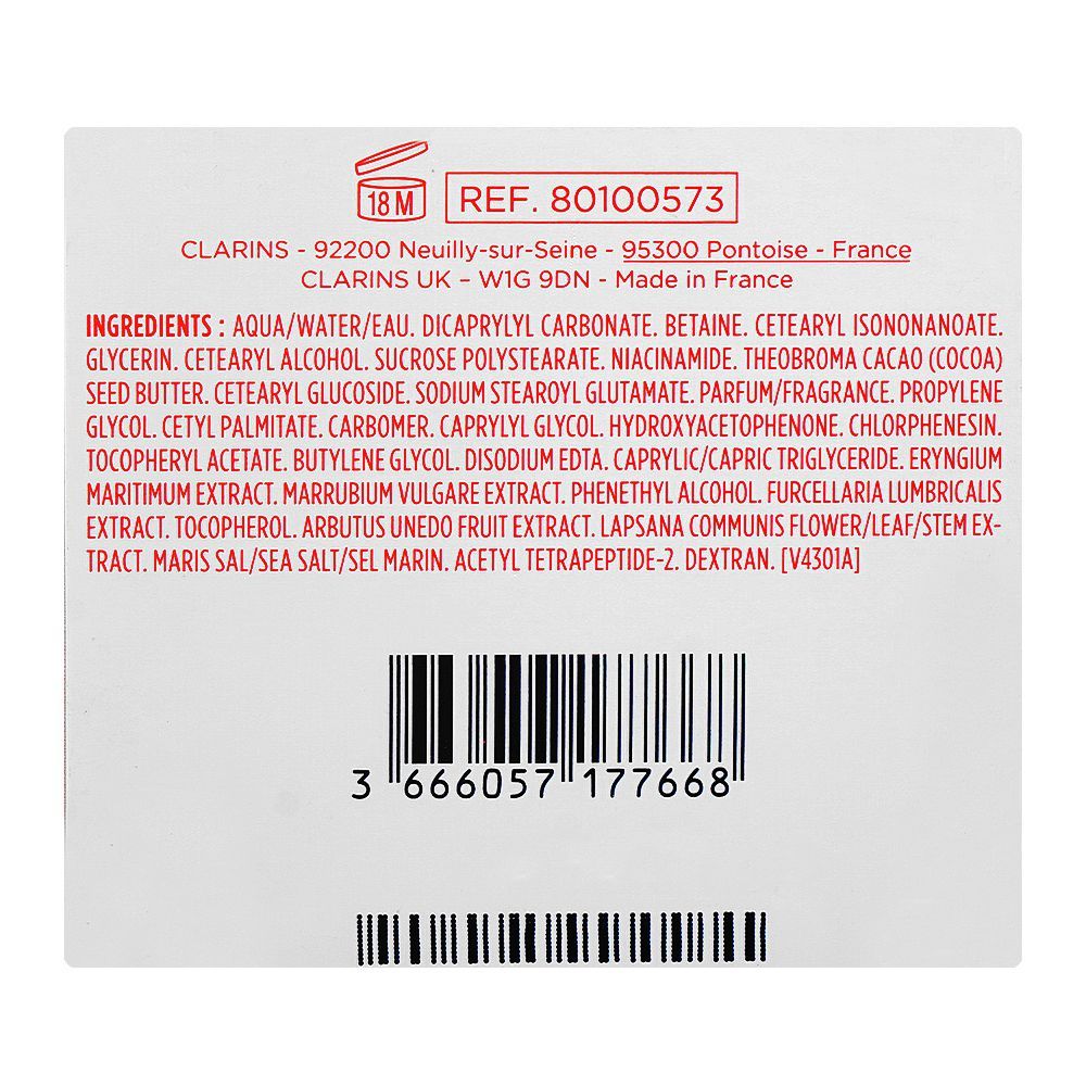 Clarins Paris Multi-Active Face Night Cream with Niacinamide+Sea Holly Extract, For Dry Skin, 50ml - Image 2