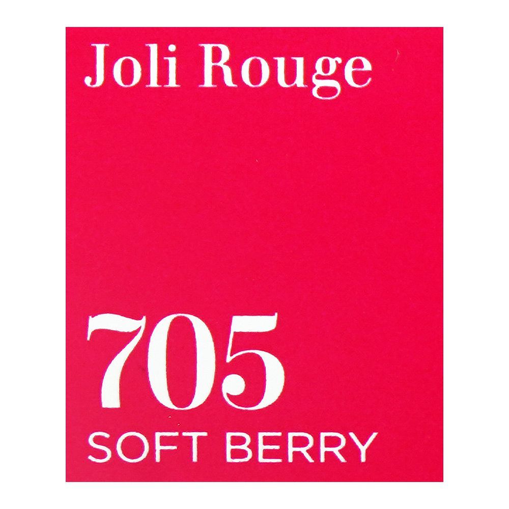 Clarins Paris Joli Rouge Satin Lipstick, 705 Soft Berry, 3.5g - Image 7