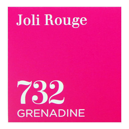 Clarins Paris Joli Rouge Satin Lipstick, 732 Grenadine, 3.5g - Image 7