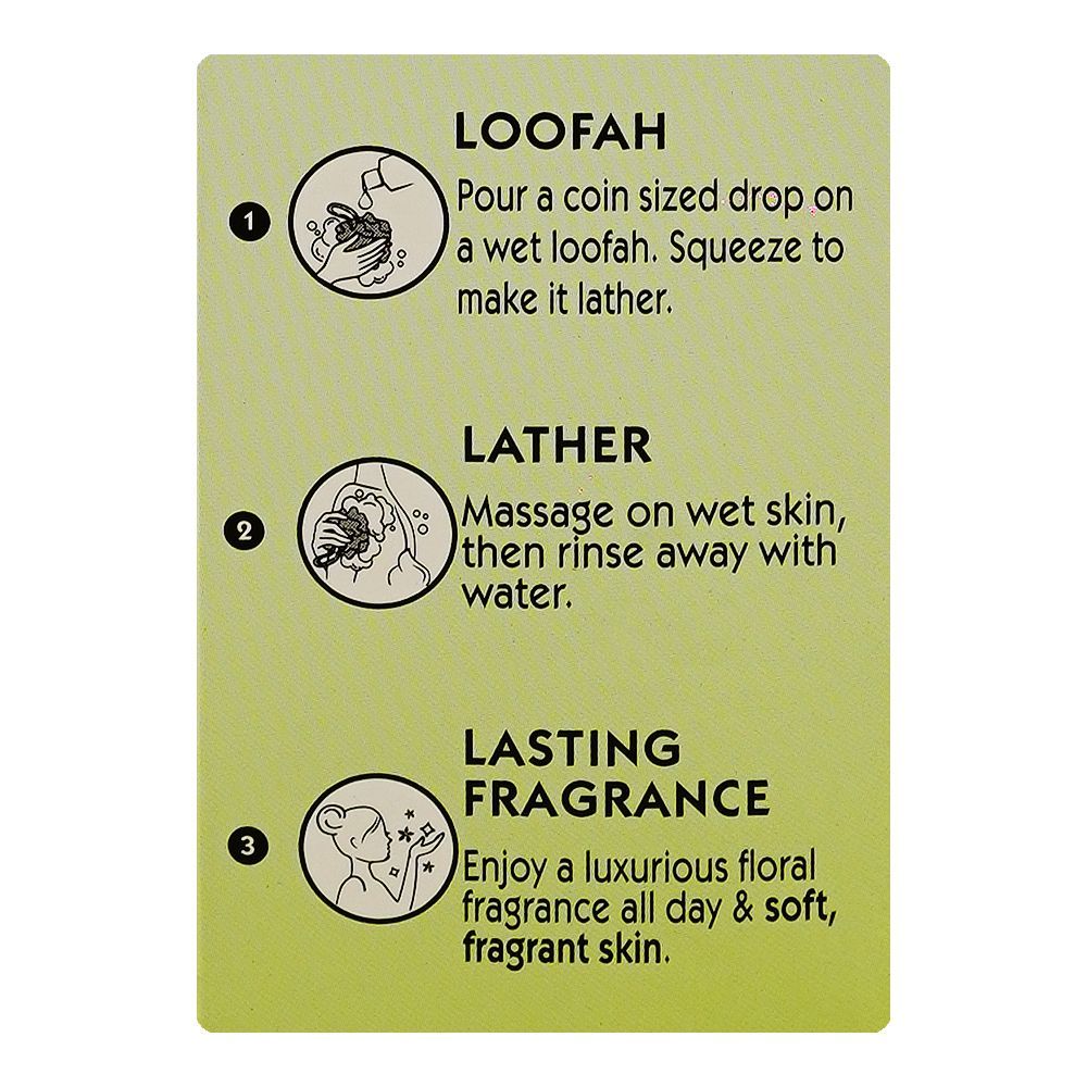 Lux Fresh Aloe Body Wash with Aloe Vera & Freesia Scent, Paraben Free, Free Loofah, 520ml - Image 6