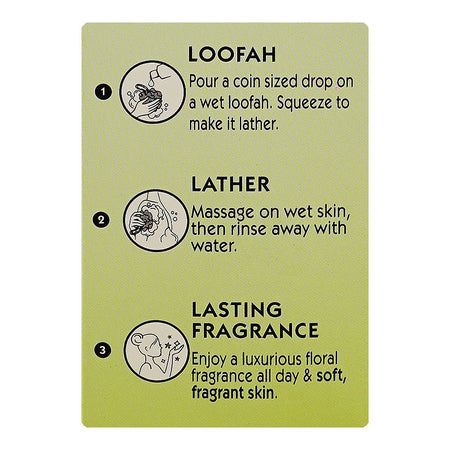 Lux Fresh Aloe Body Wash with Aloe Vera & Freesia Scent, Paraben Free, Free Loofah, 250ml - Image 6