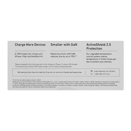 Anker 511 Wall Charger (Nano 3, 30W, USB-C), White, A2147J21 - Image 5