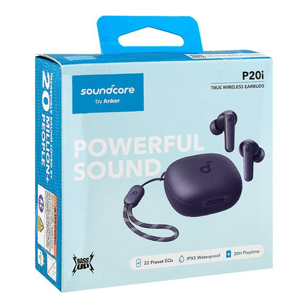 Anker Soundcore P20i True Wireless Earbuds, 30H Playtime, Blue, A3949032 - Image 2