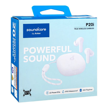 Anker Soundcore P20i True Wireless Earbuds, 30H Playtime, White, A3949022 - Image 2