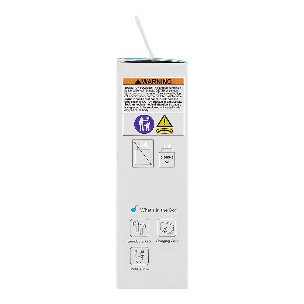 Anker Soundcore K20i Semi-In-Ear Wireless Earbuds, 36H Playtime, Black, A3994H11 - Image 5