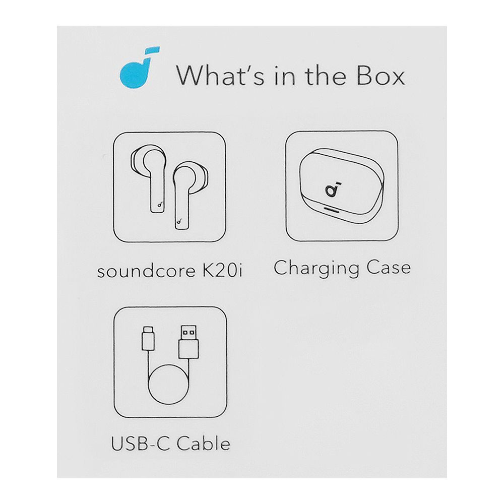 Anker Soundcore K20i Semi-In-Ear Wireless Earbuds, 36H Playtime, Black, A3994H11 - Image 7