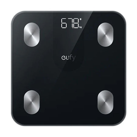 Anker Eufy Smart Scale A1 with Bluetooth & 12 Measurements (Weight, Body Fat, BMI), Black, T9120KK11 - Main Image