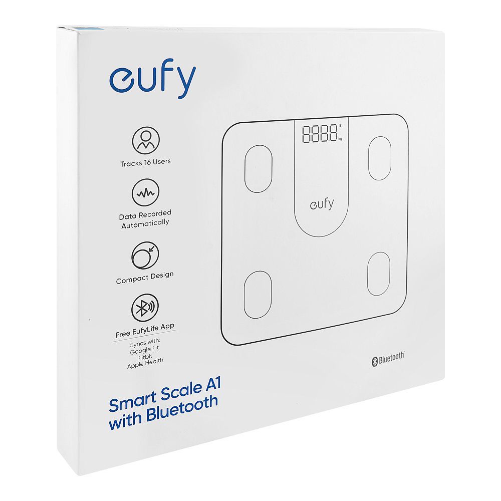 Anker Eufy Smart Scale A1 with Bluetooth & 12 Measurements (Weight, Body Fat, BMI), Black, T9120KK11 - Image 2