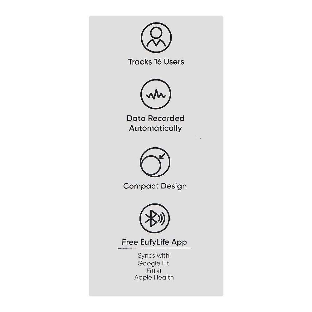 Anker Eufy Smart Scale A1 with Bluetooth & 12 Measurements (Weight, Body Fat, BMI), Black, T9120KK11 - Image 4