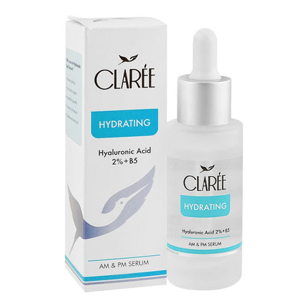 Claree Hydrating Hyaluronic Acid 2% + B5 Serum, Strengthens Skin Barrier, 30ml - Main Image