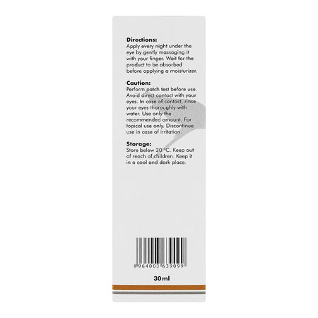 Claree De-Puffing Caffeine + EGCG Serum, For Dark Circles, Fine Lines & Puffiness, 30ml - Image 3