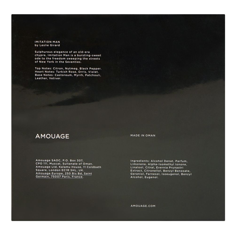 Amouage Imitation Man Perfume, Eau de Parfum, 100ml - Image 4