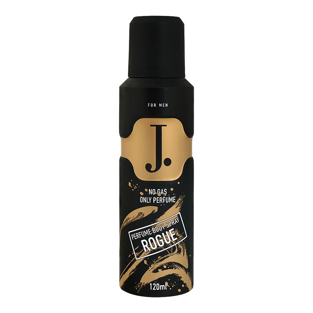 J. Rogue No Gas Perfume Body Spray, For Men, 120ml - Main Image