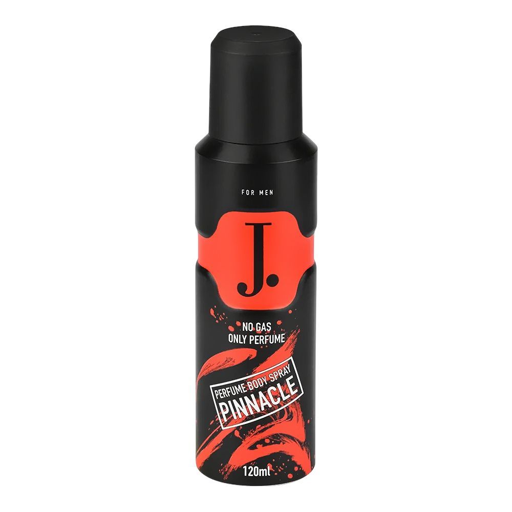 J. Pinnacle No Gas Perfume Body Spray, For Men, 120ml - Main Image