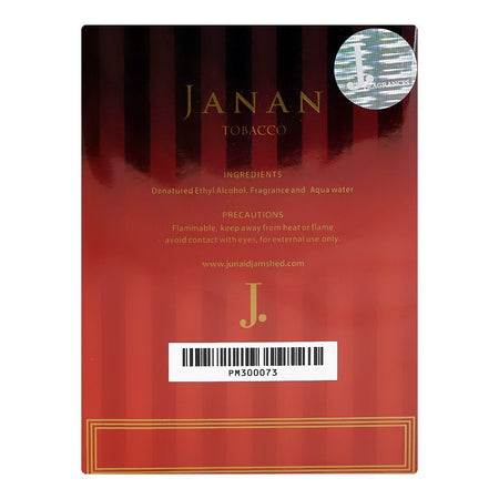 J. Janan Tobacco Perfume, Eau de Parfum, For Men, 100ml - Image 4
