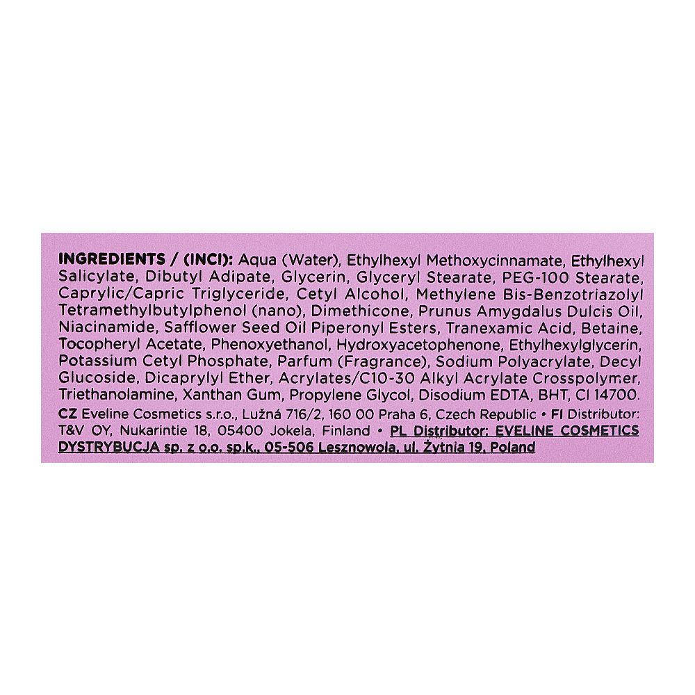 Eveline Brightening Light Day Cream SPF20, Anti Dark Spots, For Even-Toned Radiant Skin, 50ml - Image 6