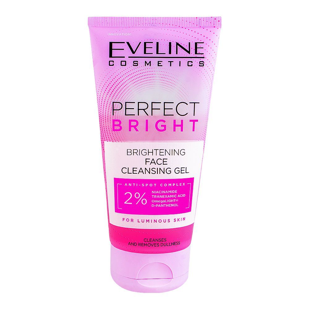 Eveline Brightening Face Cleansing Gel, Anti Dark Spots Face Wash/Cleanser, For Even-Toned Radiant Skin, 150ml - Main Image