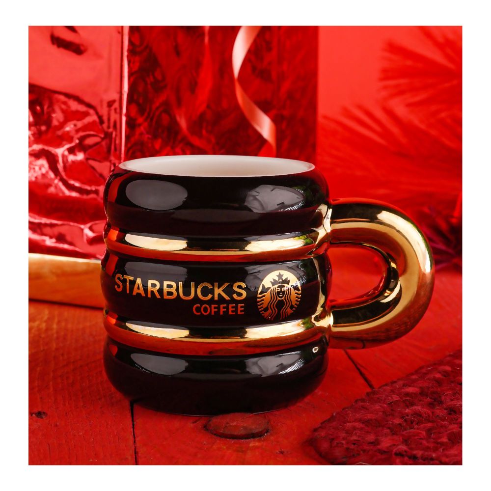 Starbucks Ceramic Coffee & Tea Mug, Black, MG-6 - Main Image