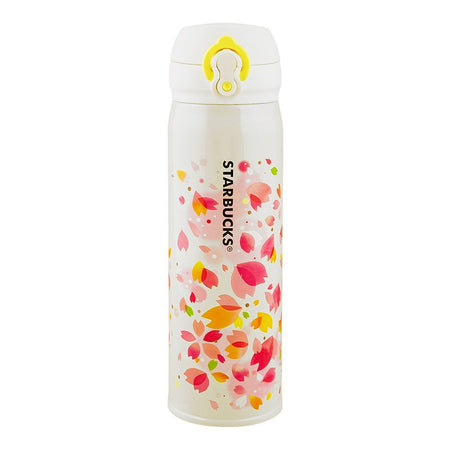 Starbucks Sakura Thermos Water Bottle, 500ml, Pink Cherry Blossom, B-2 - Image 2