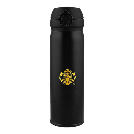 Starbucks Stainless Steel Thermos Water Bottle, 500ml, Black E-5 - Image 2