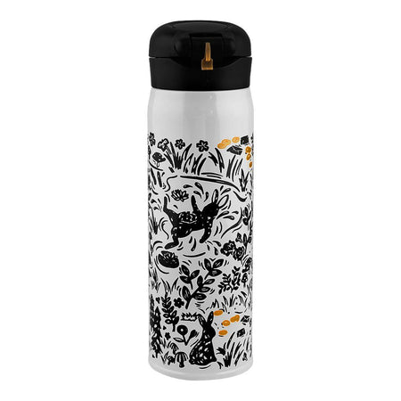 Starbucks kate Spade Rabbit Stainless Steel Thermos Water Bottle, 500ml, White & Black, G-7 - Image 3