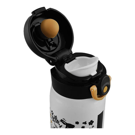 Starbucks kate Spade Rabbit Stainless Steel Thermos Water Bottle, 500ml, White & Black, G-7 - Image 4