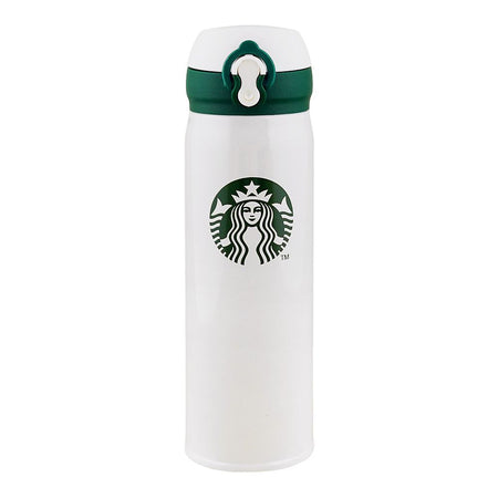 Starbucks Stainless Steel Thermos Water Bottle, 500ml, Green & Cream, I-9 - Image 2
