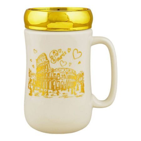 Paris Colosseum Ceramic Coffee & Tea Mug, Cream, MG-11 - Image 2