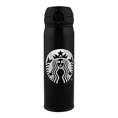 Starbucks Stainless Steel Thermos Water Bottle, 500ml, Black, H-8 - Image 2