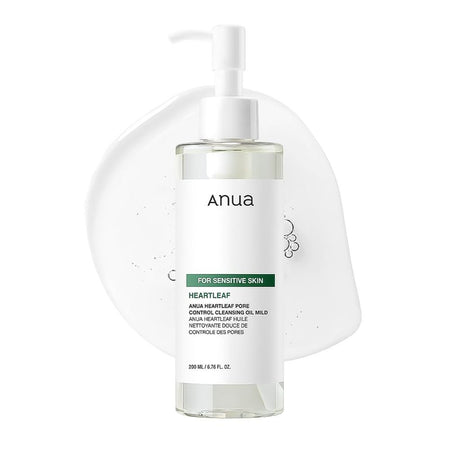 Anua Heartleaf Pore Control Cleansing Oil Face Cleanser, Blackhead & Makeup Remover, 200ml - Main Image