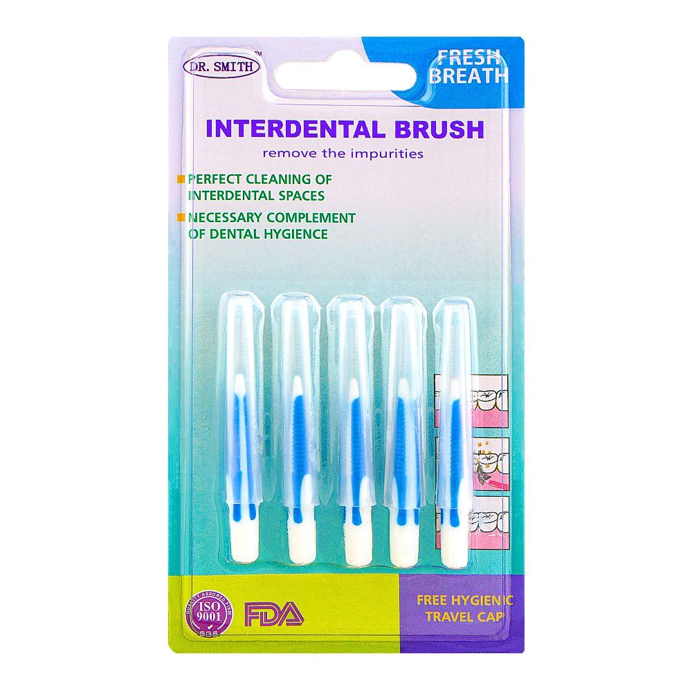 Dr. Smith Interdental Toothbrush, 5-Pack, E1175-5 - Main Image