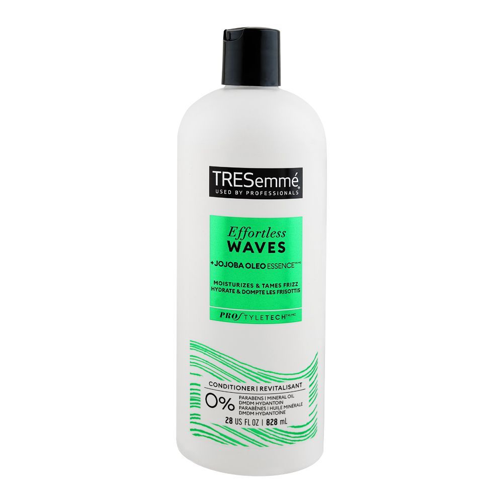 Tresemme Effortless Waves Jojoba Oleo Conditioner, For Frizz Control & Shiny Hair, 828ml - Main Image