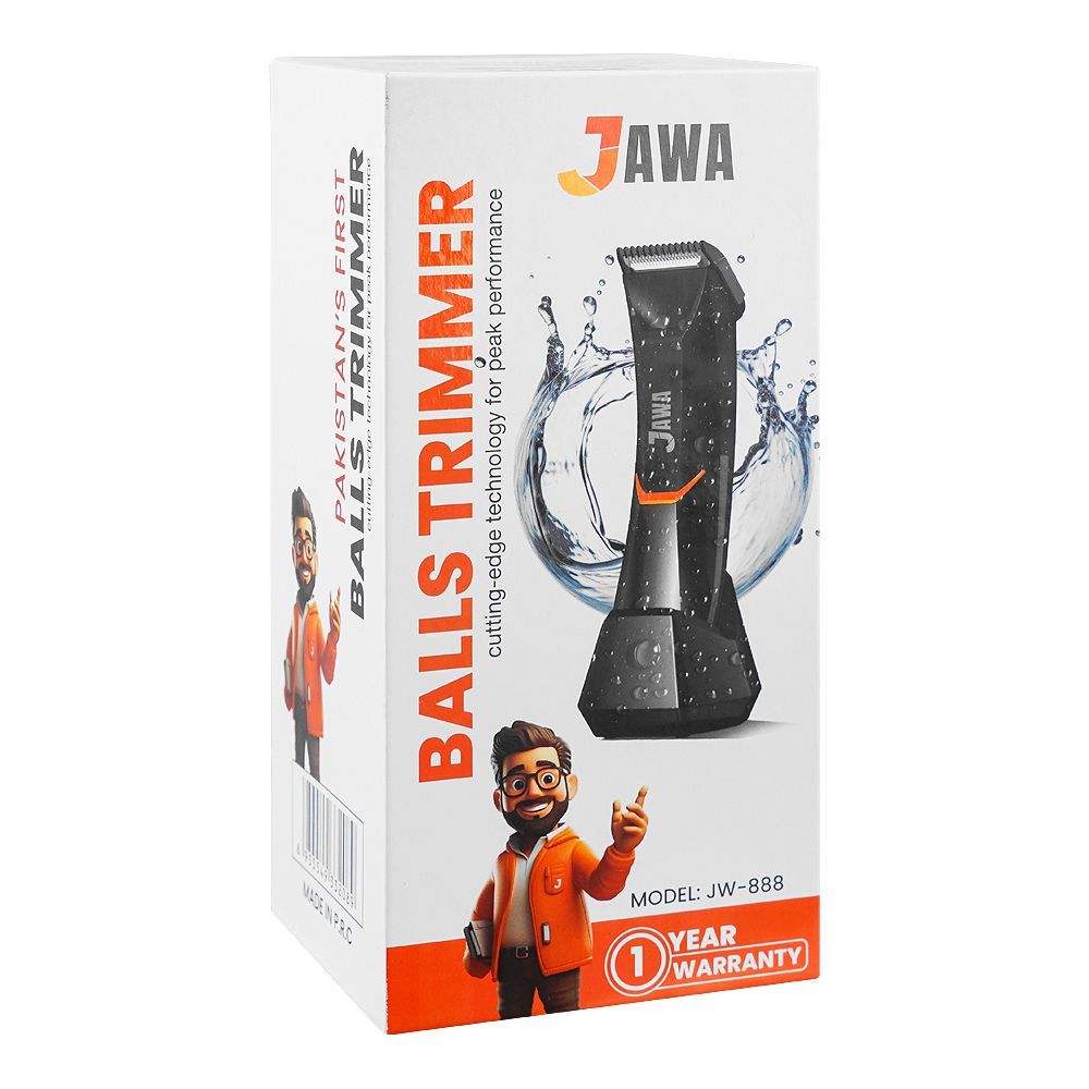 Jawa Balls Hair Trimmer, Private Area & Body Hair Grooming, Under Leg & Arm Trimmer, JW-888 - Image 4