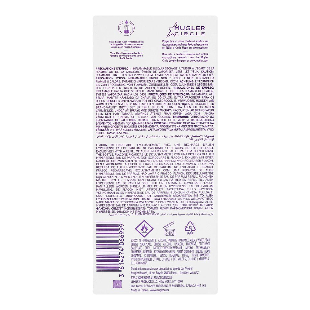 Thierry Mugler Alien Hypersense Perfume, Eau de Parfum, For Women, 90ml - Image 4